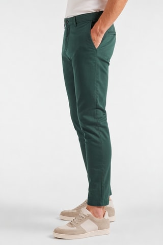 Calças chino - Verde-escuro