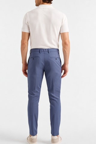 Calças chino slim - Azul