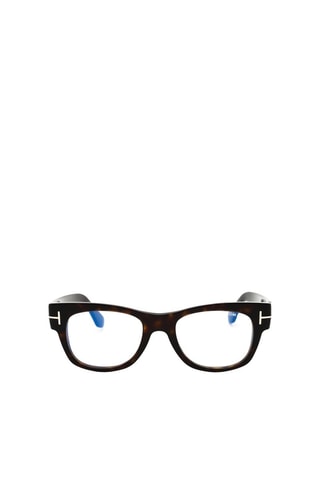 Gafas de vista hombre - Tom Ford - Marrón oscuro y naranja