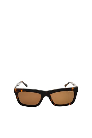 Gafas de sol hombre - Categoría 3 - Guess - Marrón oscuro y naranja