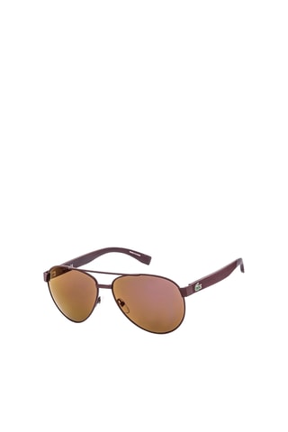 Gafas de sol hombre - Categoría 3 - Lacoste - Marrón y rojo