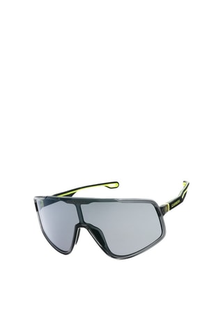 Gafas de sol hombre - Lentes efecto espejo - Categoría 3 - Gris, negro y verde