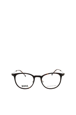 Gafas de vista hombre - Hugo Boss - Marrón oscuro y naranja