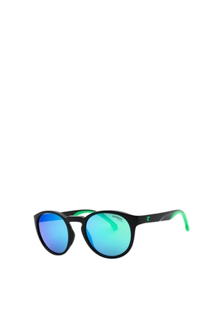 Gafas de sol hombre - Lentes efecto espejo - Categoría 3 - Carrera - Negro y verde