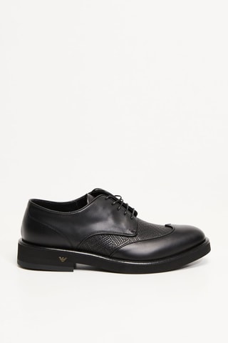 Derbies de piel bovina - Negro