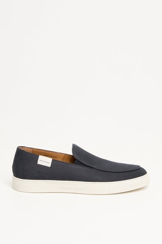 Slip-on en cuir de veau - Noir - EA7