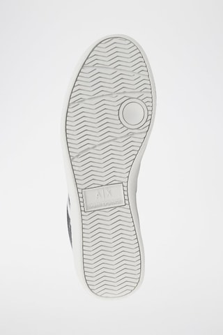 Baskets en cuir - Bleu marine - Armani Exchange