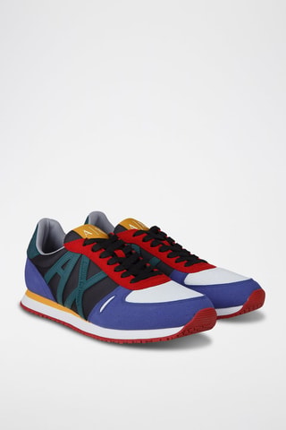 Baskets - Rouge et bleu roi - Armani Exchange