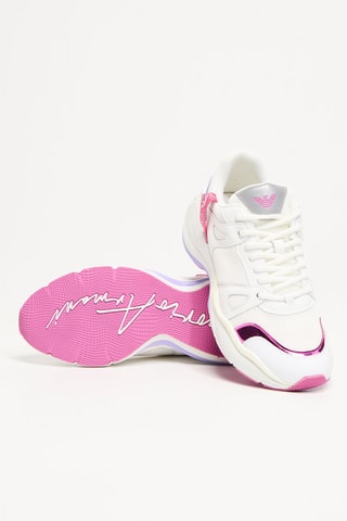 Baskets en cuir - Blanc - EA7