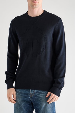 Pull - Bleu marine - Armani Exchange