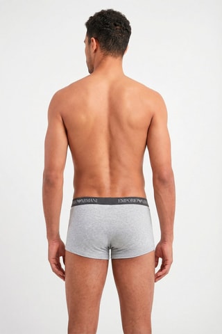 Boxer - Blanc et gris chiné - Emporio Armani