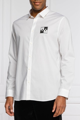 Chemise - Blanc et noir - Armani Exchange