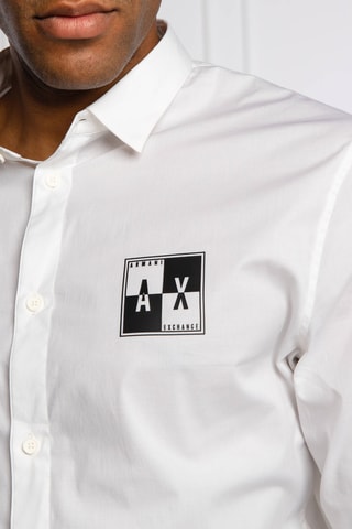 Chemise - Blanc et noir - Armani Exchange
