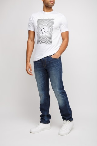 T-shirt - Blanc et noir - Armani Exchange