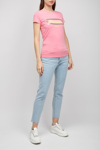 T-shirt - Rose poudré et jaune - Armani Exchange
