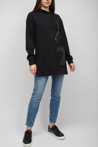Sweat à capuche - Noir - EA7