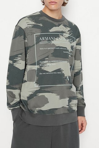 Sweat - Kaki et vert olive - Armani Exchange