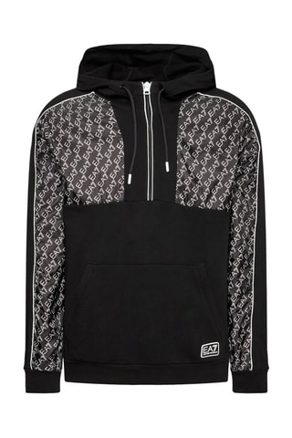 Sweat à capuche - Noir - EA7