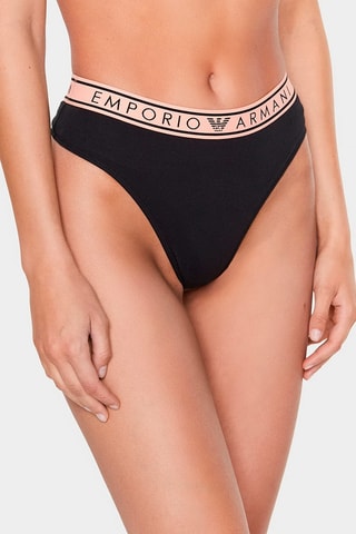String taille haute - Noir - Emporio Armani