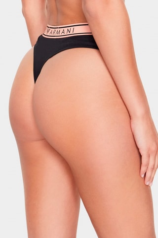 String taille haute - Noir - Emporio Armani