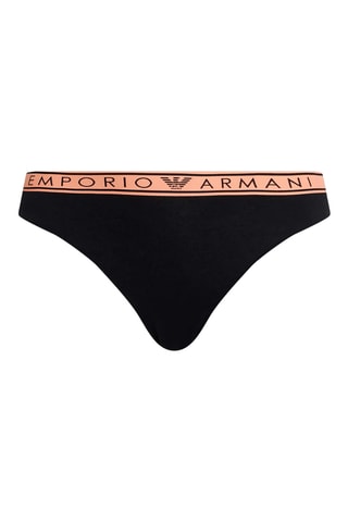 String taille haute - Noir - Emporio Armani