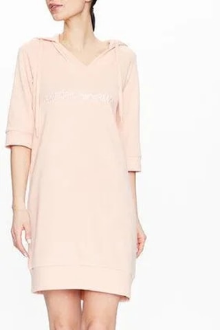 Robe sweat à capuche - Saumon - Emporio Armani
