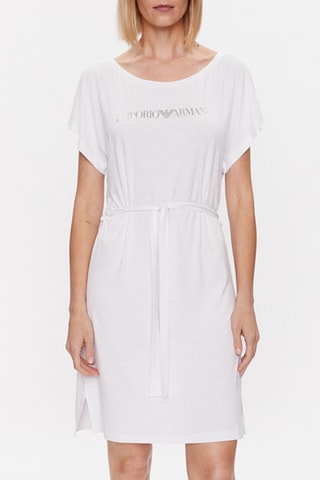 Robe de plage - Blanc - Emporio Armani