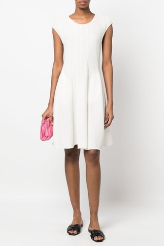 Robe trapèze - Blanc - Emporio Armani