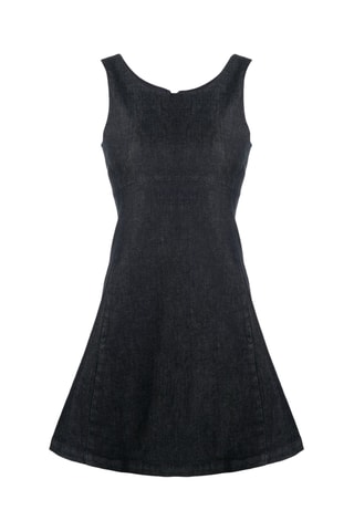 Robe patineuse en jean - Noir - Emporio Armani