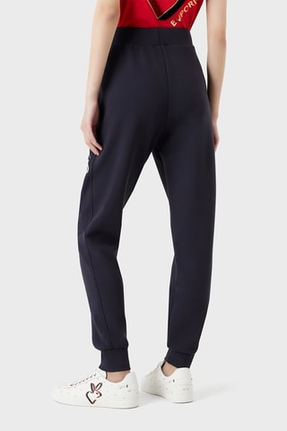 Jogging relaxed taille haute - Bleu nuit - Emporio Armani