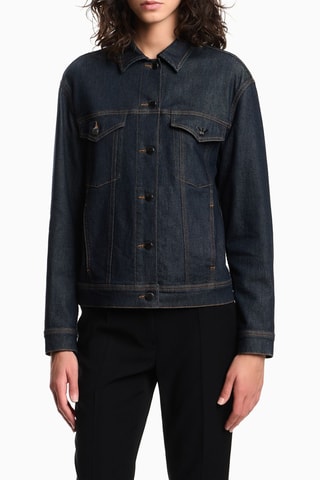 Veste en jean - Bleu foncé - Emporio Armani