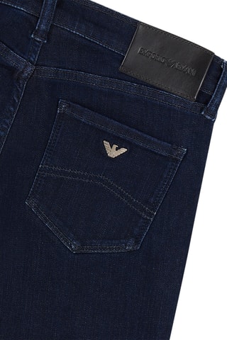 Jean slim taille haute - Bleu foncé - Emporio Armani