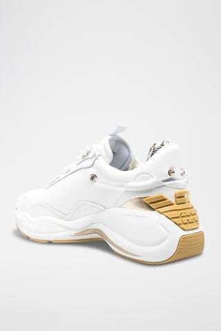 Baskets en cuir - Blanc - Emporio Armani