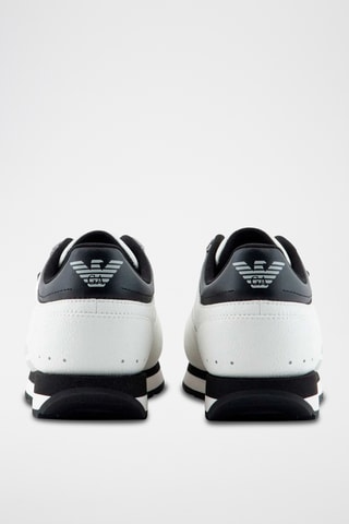 Baskets en cuir - Blanc - Emporio Armani