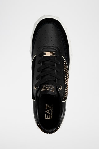 Baskets en cuir - Noir - EA7