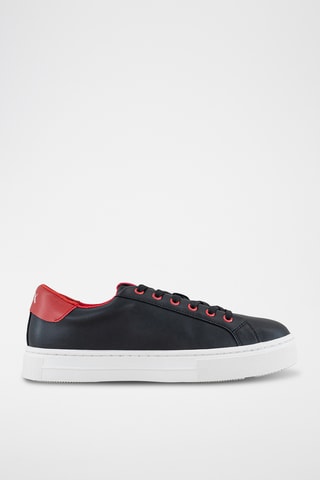 Baskets en cuir - Noir - Armani Exchange