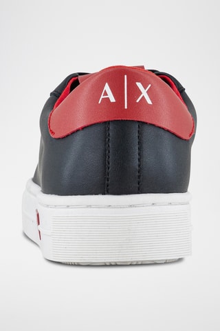 Baskets en cuir - Noir - Armani Exchange