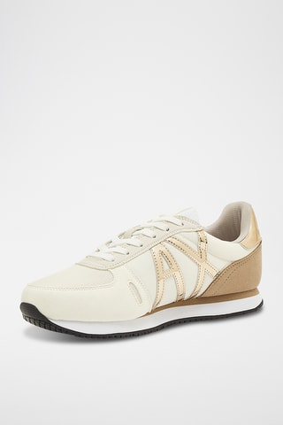 Baskets en cuir - Beige - Armani Exchange