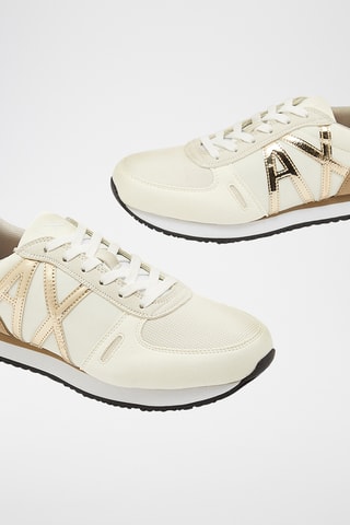 Baskets en cuir - Beige - Armani Exchange