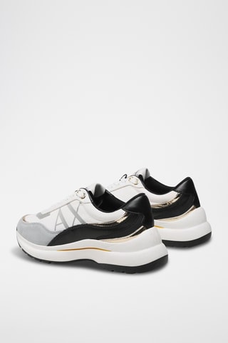 Baskets en nubuck - Blanc - Armani Exchange