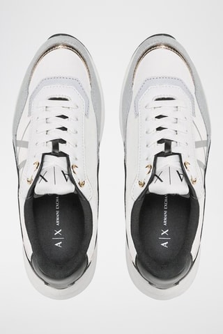 Baskets en nubuck - Blanc - Armani Exchange