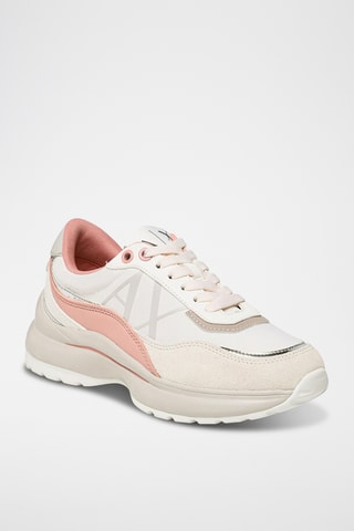 Baskets en cuir - Ecru - Armani Exchange