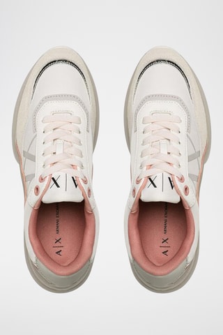 Baskets en cuir - Ecru - Armani Exchange
