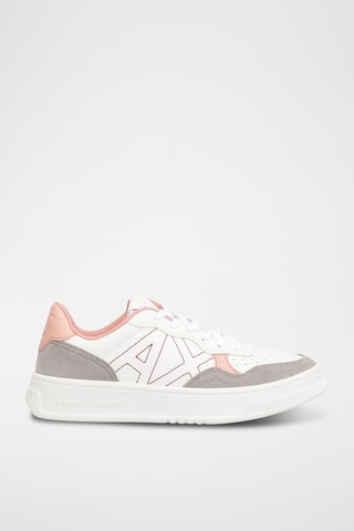 Baskets en cuir - Blanc - Armani Exchange