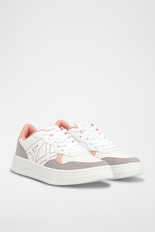 Baskets en cuir - Blanc - Armani Exchange