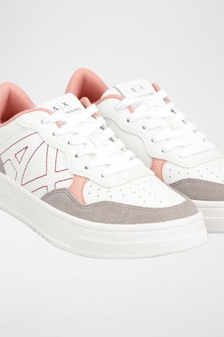 Baskets en cuir - Blanc - Armani Exchange