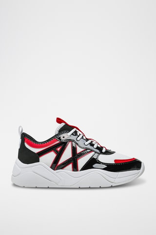 Baskets en cuir - Blanc - Armani Exchange