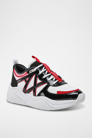 Baskets en cuir - Blanc - Armani Exchange