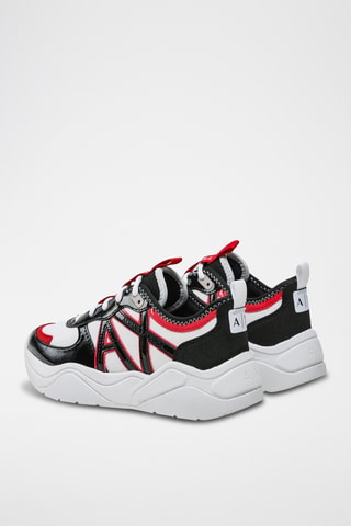 Baskets en cuir - Blanc - Armani Exchange
