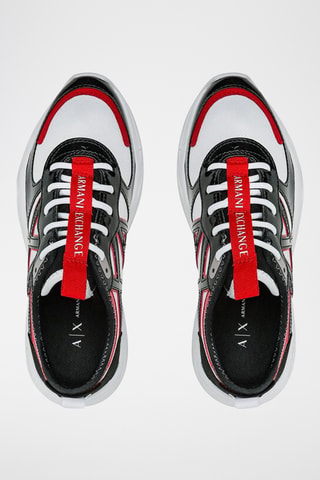 Baskets en cuir - Blanc - Armani Exchange